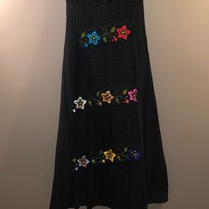 Embroidered Mexican Dress